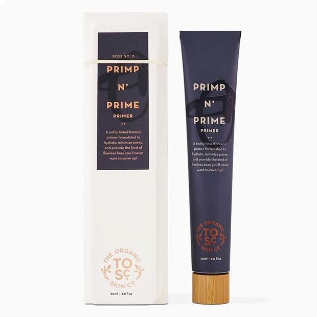 Glowing Skin Makeup Primer and Moisturizer - Vegan (Rose Gold)