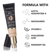 MAEPEOR Full Coverage Foundation 6 Colors Mattle Oil-Control (100 Porcelain)