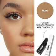 HIDE PREMIUM Liquid Foundation, Multi-Use Waterproof Foundation, Medium/Full 1 fl oz