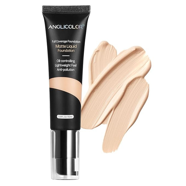 Matte Oil Control Concealer Foundation Flawless Soft Long (#102 Nude)