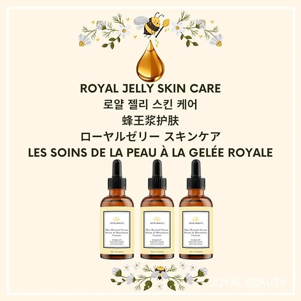 JOYAL BEAUTY Organic Royal Jelly Skin Renewal Serum Soft Skin
