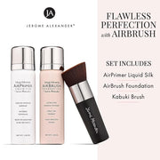 MagicMinerals AirBrush Foundation Set by Jerome Alexander – (Dark Espresso)