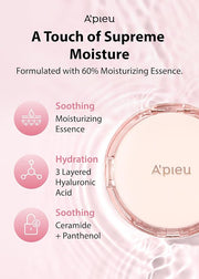 A'PIEU Waterlock Cushion Foundation No.23 Natural Beige Semi-Matte Acid, Paraben-Free