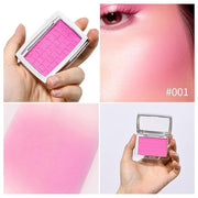 Pink Powder Blush Palette, Multi-Use Makeup Blusher Pink Blendable Formula