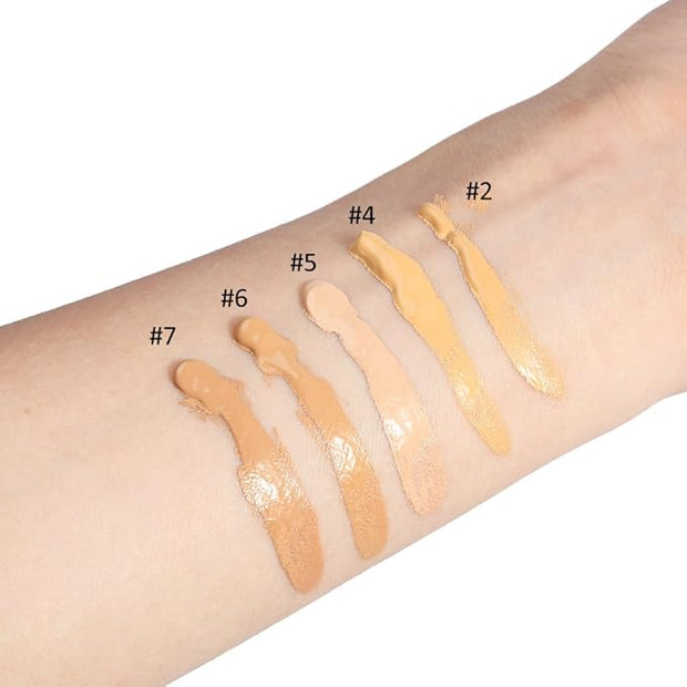 , Smooth Liquid Concealer Cream, Makeup Base Face Block Cream(#5)
