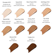2Pcs Liquid Foundation Full Coverage 24HR Matte Oil Top (1pcs-106) 30ml