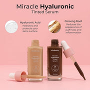 MCoBeauty Miracle Hyaluronic Tinted Serum, 7-8 Medium Dark, Free Cosmetics