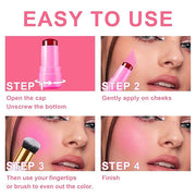 2PCS Cooling Water Jelly Lip Tint/Blush, Jelly Blush Cooling