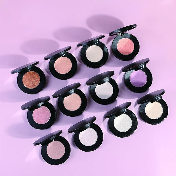 Face Highlighter Powder Palette, Glossy Glitter Illuminator Powder, Highlighter 10
