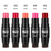 Matte Blush Stick with Built in Brush for