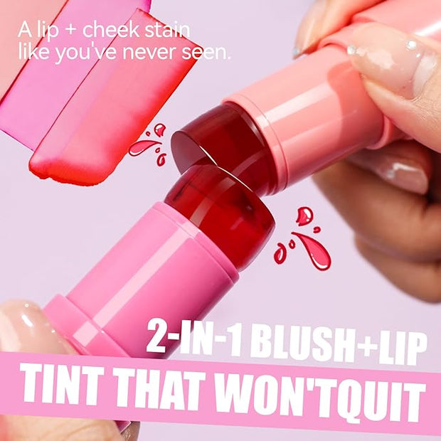 Jelly Blush Stick, Water Jelly Tint Makeup, Sheer Stain Makeup