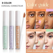 Color Liquid Conceal Contour Foundation, Waterproof 8 Colors Tone, 07