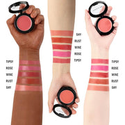 DE'LANCI Flushed Blusher, Glow Finish Korean Blush Natural