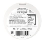 Neutrogena SkinClearing Mineral Acne-Concealing Pressed Powder Compact, Shine-Free 38 oz