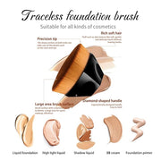 2 Pcs Liquid Foundation Full Coverage 24HR Matte Flat Top 30ml