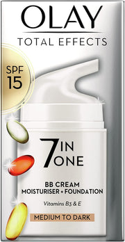 Olay Total Effects 7In1 Touch Of Foundation Bb Moisturiser Medium 50Ml