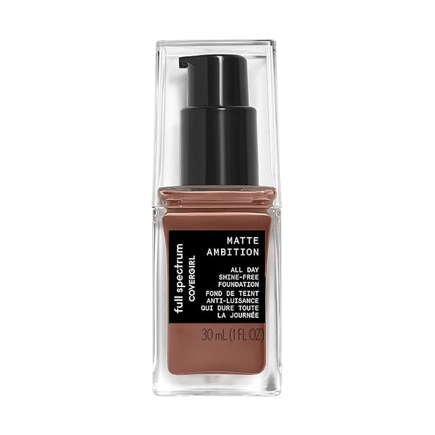 COVERGIRL Matte Ambition, All Day Foundation, Deep Cool