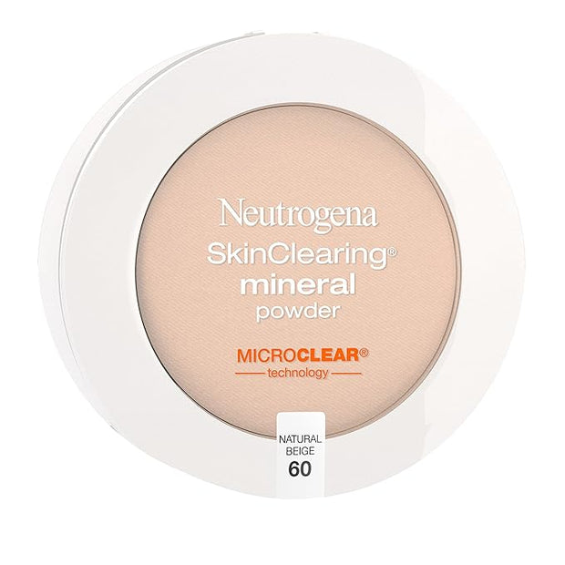 Neutrogena SkinClearing Mineral Acne-Concealing Pressed Powder Compact, Shine-Free 38 oz