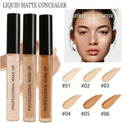 Full Coverage Liquid Matte Concealer Multi-Use Contour Concealer Lasting Makeup(03#)