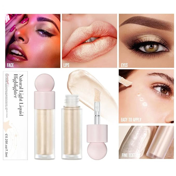 Liquid Blush, Matte Liquid Cream Makeup Dual Use for Girl