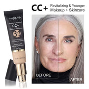 PHOERA Foundation,PHOERA CC Cream Foundation Color Correcting Anti
