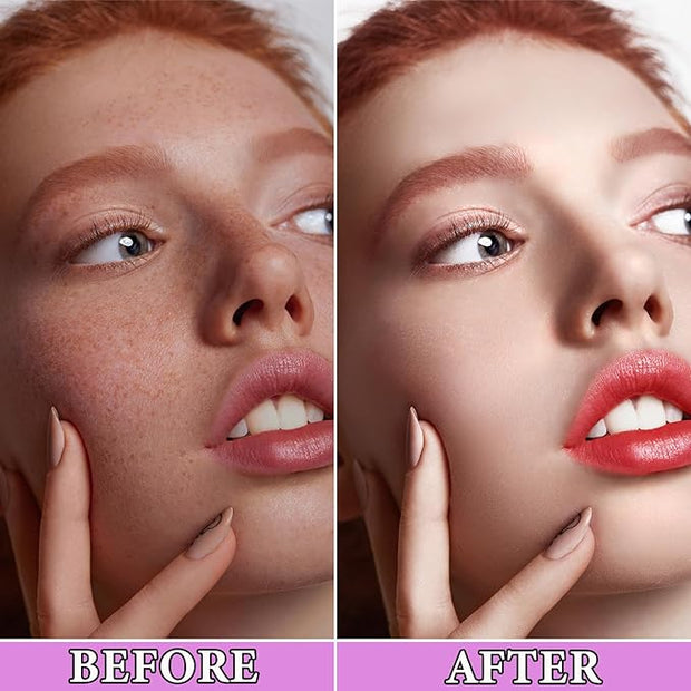 2Pcs Color Correcting Facial Serum,Isolation Cream,Pore Primer,Invisible Pore,Skin Primer Base