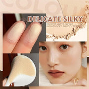 Oil Control Pressed Powder, Matte Smooth Face Setting (BROWN 2#)