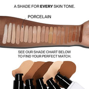 HIDE PREMIUM Liquid Foundation, Multi-Use Waterproof Foundation, Medium/Full 1 fl oz