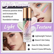 Tri-color Color Corrector Isolation Cream,One Step Color Correcting Correcting Foundation