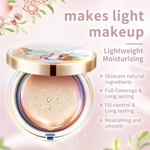 Catkin Blossom BB Cream Air Cushion Foundation Natural Medium Beige)
