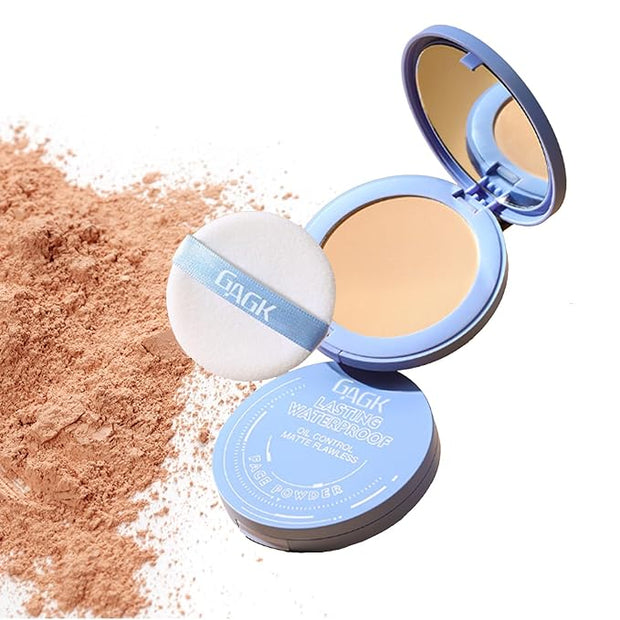 Oil Control Pressed Powder, Matte Smooth Face Setting (BEIGE 3#)