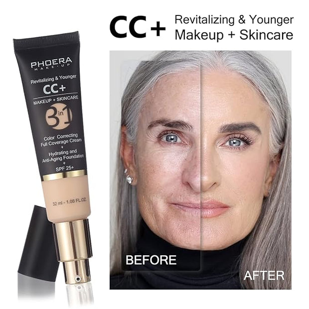 MAEPEOR Full Coverage Foundation 6 Colors Mattle Oil-Control (100 Porcelain)