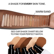 HIDE PREMIUM Liquid Foundation, Multi-Use Waterproof Foundation, Medium/Full 1 fl oz