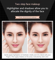 BIOAQUA Play 109 Face Stick Contour Duo 2 SHALLOW COLOR/BROWN)