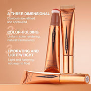 LANGMANNI Liquid Contour Beauty Wand, Face Concealer Contouring,Highlighter,Blusher Blush Pen)