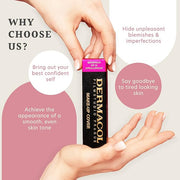 Dermacol - Full Coverage Foundation, Liquid Makeup Matte Shade 225 30g