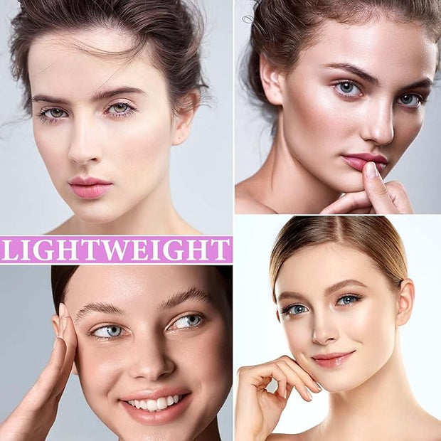 2Pcs Color Correcting Facial Serum,Isolation Cream,Pore Primer,Invisible Pore,Skin Primer Base