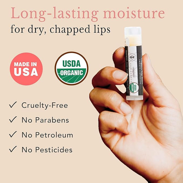 Organic Lip Balm Pack - Original Lip Balm Lip Repair