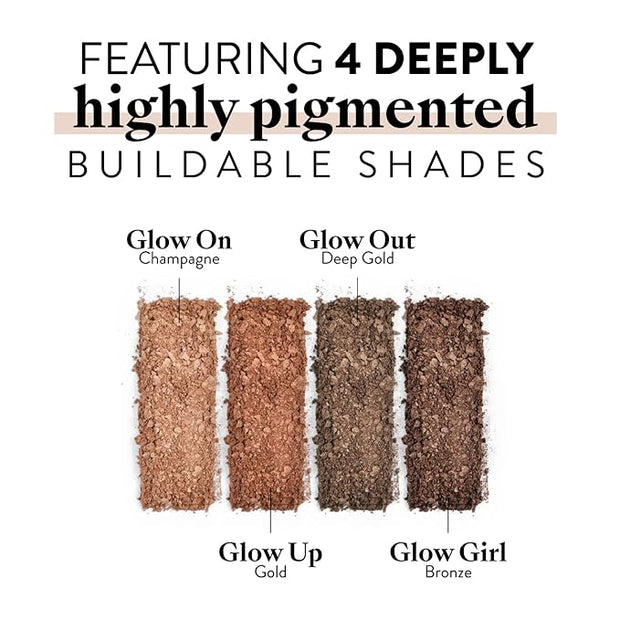 Mented Cosmetics | Gold and Bronze Highlighter, Sunkissed Face Palette
