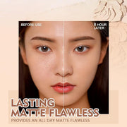 Oil Control Pressed Powder, Matte Smooth Face Setting (IVORY 1#)