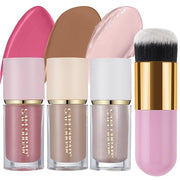 3Pcs Liquid Contour Makeup Trio with Bronzer Shade,
