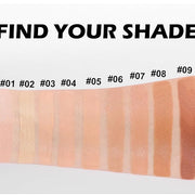 Full Coverage Foundation 10 Colors Natural Lightweight Smooth (Color 10)
