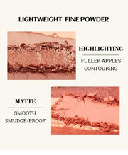MAEPEOR Matte Face Blush 8 Colors Lightweight Natural (Color 07)