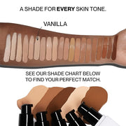 HIDE PREMIUM Liquid Foundation, Multi-Use Waterproof Foundation, Medium/Full 1 fl oz