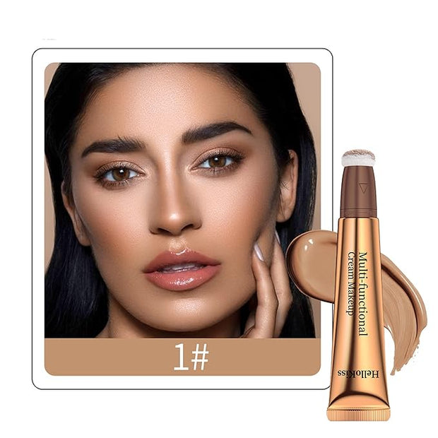 Contour Beauty Wand, Multi-Use Liquid Contour Wand Makeup Contour Brown)