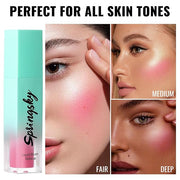 Liquid Blush, Soft Moisturizing Matte Blush, Blendable Face 03 Peachy-Pink