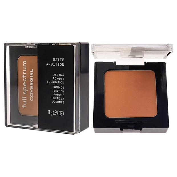 COVERGIRL Matte Ambition, All Day Powder Foundation, Deep 0.38 Ounce