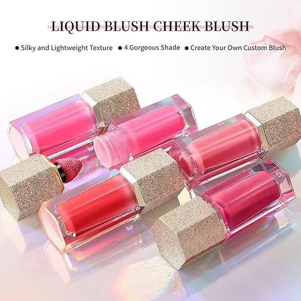 Cream Blush, Coral Pink, Full Coverage, Matte Finish, Ounce, Palette