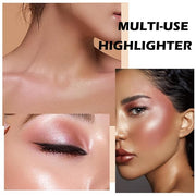 Boobeen Highlighter Makeup Palette, Baked Highlighter Bronzer Powder