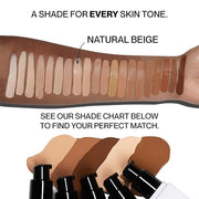 HIDE PREMIUM Liquid Foundation, Multi-Use Waterproof Foundation, Medium/Full 1 fl oz